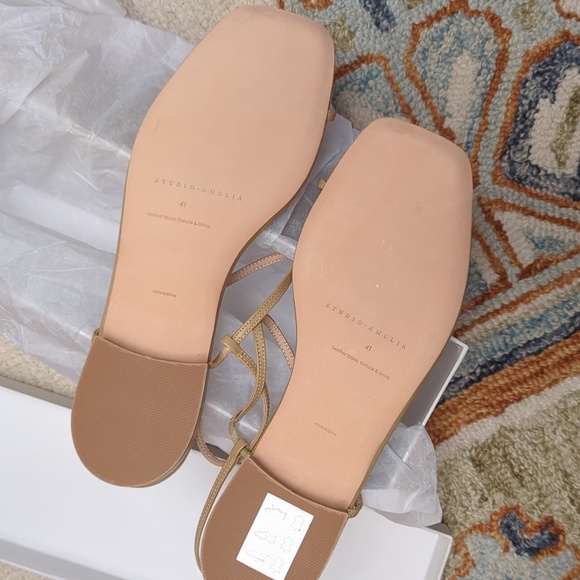 NWT Studio Amelia 1.3 Sandal Leather Minimalist - Picture 3 of 8